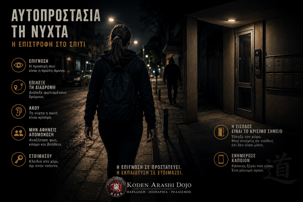 αυτοπροστασία τη νύχτα